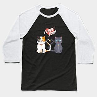 Heart of a cat Baseball T-Shirt